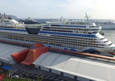 Crucero Aida en el Puerto de Santa Cruz