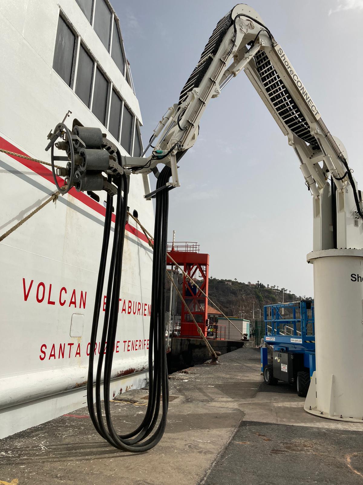 Conexión eléctrica a buques en La Gomera
