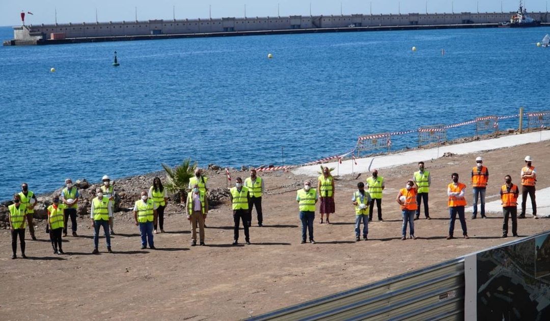 Comienzo del inicio de las obras de defensa marítima