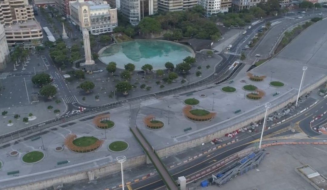 Imagen aérea de los terrenos cedidos