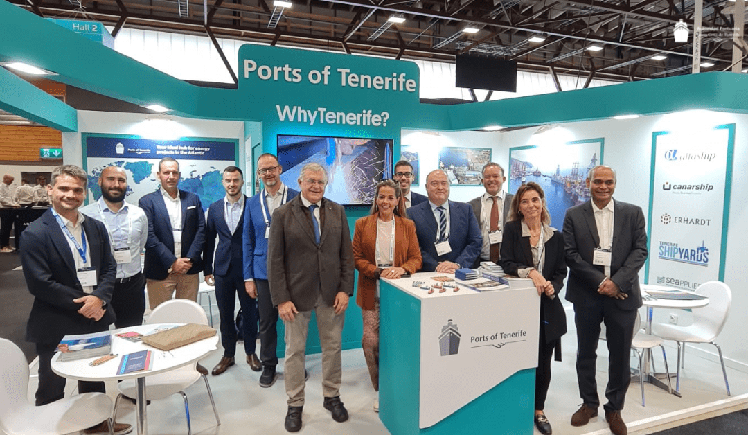 Puertos de Tenerife se promociona en la exposición Offshore Northern Seas 2022