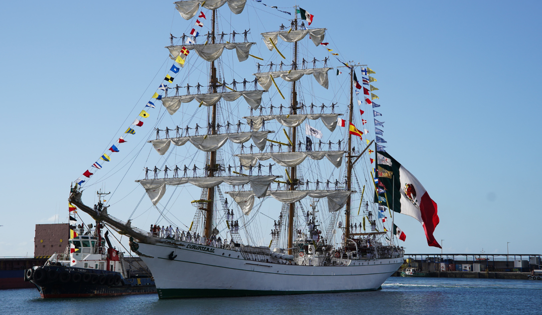 El buque escuela Cuauhtémoc arribará mañana al puerto de Santa Cruz de Tenerife