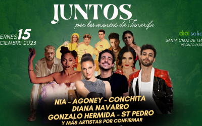 Nia, Agoney, Diana Navarro o Conchita participarán en un espectáculo solidario por los montes de Tenerife