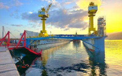 El puerto de Santa Cruz de Tenerife estrena la mayor varada de Canarias
